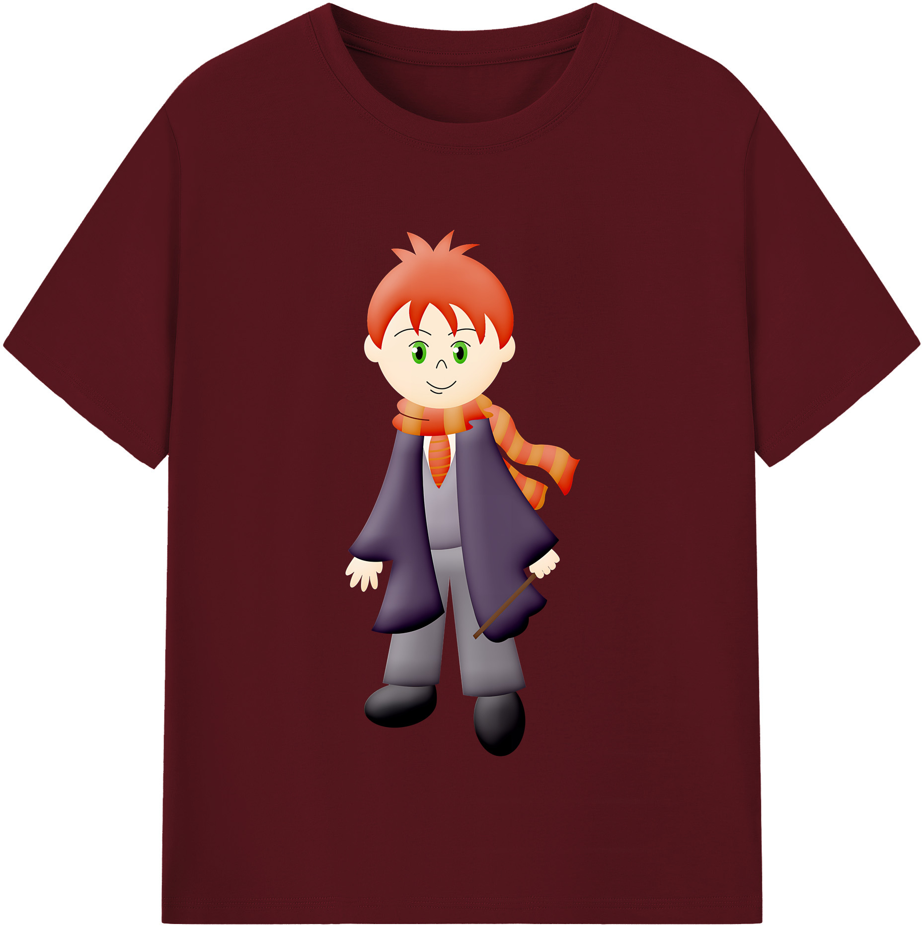 （画像用） Harry Potter ハリー・ポッターシリーズ 綿100％半袖Tシャツ（フロントプリント）